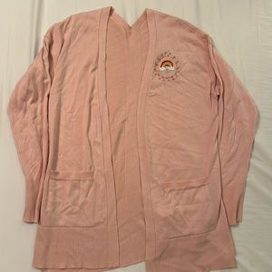 Rainbow Hand-Embroidered Cardigan